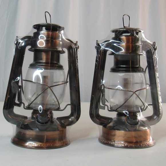 Northpoint Vintage Copper Battery Operated LED Lantern (2-Pack) - Picture 2 of 6